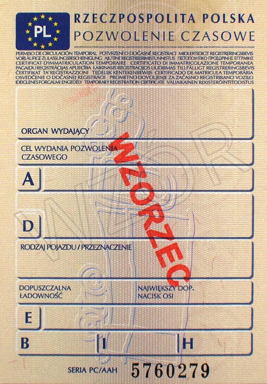 pozwolenie czasowe